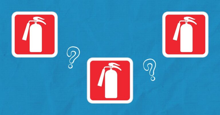 Где устанавливать знаки размещения огнетушителей?