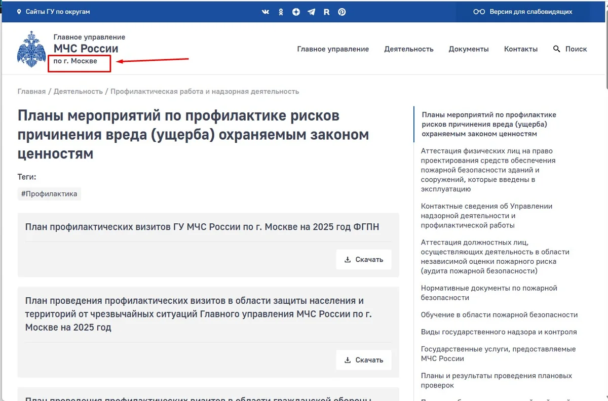 1. Обязательный профилактический визит МЧС – по поручению или взамен плановых проверок