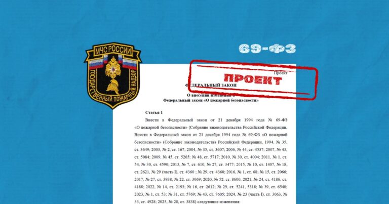Проект изменений в Федеральный закон № 69-ФЗ обновление требований к осуществлению ГПН
